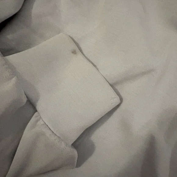 lululemon soft stream perfectly oversized cropped crew neck powder blue - Picture 6 of 7